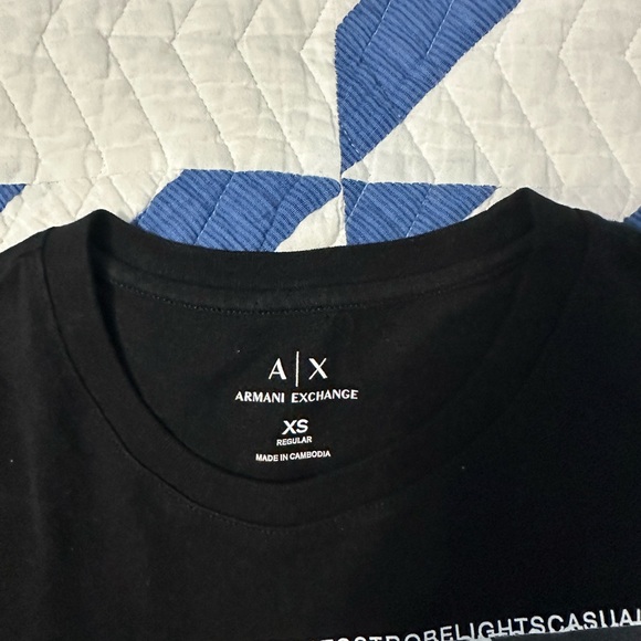 Armani Exchange Black Graphic Tee - Picture 5 of 7
